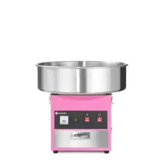 HENDI Suikerspinmachine – Roze – 230V/1200W – Met lade en voltmeter – 520x520x480 mm