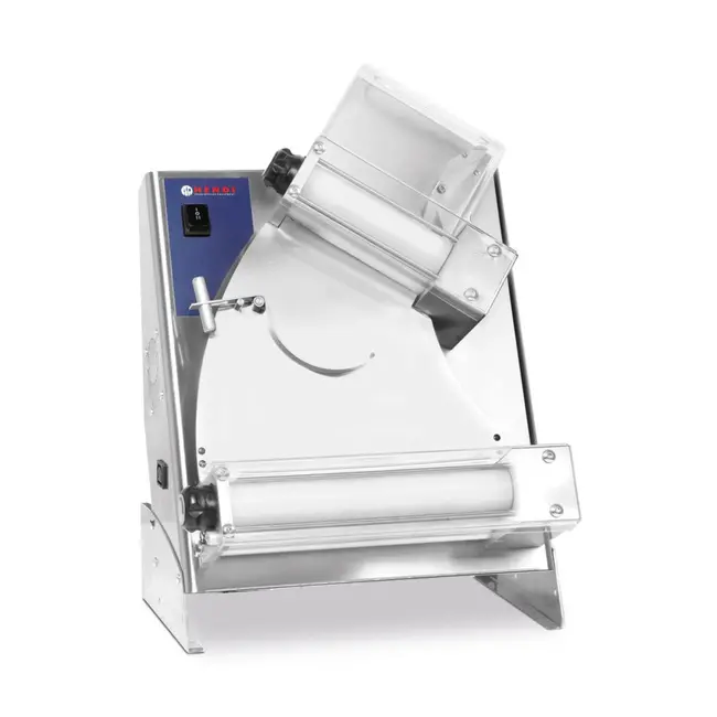 HENDI Elektrische deegroller – instelbare rollers – 14-30 cm diameter – 1-4 mm dikte – 28 kg