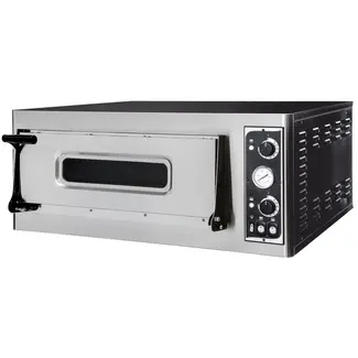 HENDI Pizza oven – enkele ovenkamer – analoge bediening – 4 pizza's – 400V/4700W HENDI Pizza oven – enkele ovenkamer – analoge bediening – 4 pizza's – 400V/4700W