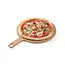 HENDI Pizza plank met handvat – geperste houtvezels – Ø305 mm – onderhoudsvrij – vaatwasmachinebestendig
