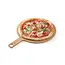 HENDI Pizza plank met handvat – Geperste houtvezels – Vaatwasmachinebestendig – Ø406x6 mm