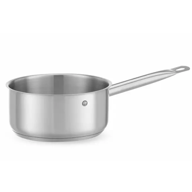 HENDI Steelpan – zonder deksel – 2,9L – inductiegeschikt – koelblijvende handgreep – ⌀200 mm