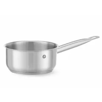 HENDI Steelpan – zonder deksel – 4,9L – gesatineerde afwerking – koelblijvende handgrepen – inductie geschikt