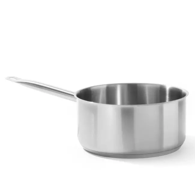 HENDI Steelpan – zonder deksel – 4,9L – gesatineerde afwerking – koelblijvende handgrepen – inductie geschikt