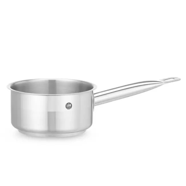 HENDI Steelpan – Profi Line – zonder deksel – 1L – ⌀140x70 mm – inductie geschikt