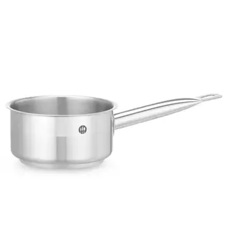 HENDI Profi Line steelpan – zonder deksel – 3L – inductiegeschikt – koelblijvende handgreep