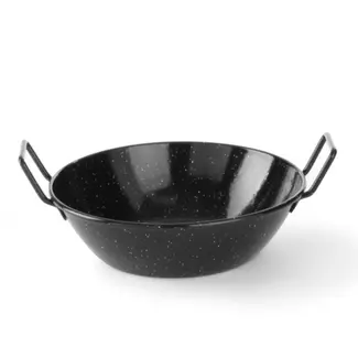 HENDI Diepe paëllaschalen – geëmailleerd plaatstaal – ⌀245x70 mm – vaatwasserbestendig HENDI Diepe paëllaschalen – geëmailleerd plaatstaal – ⌀245x70 mm – vaatwasserbestendig