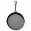 HENDI Gietijzeren skillet – 2 schenktuiten – Ø 200 mm – zwart – ovenveilig