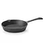 HENDI Gietijzeren skillet – 2 schenktuiten – Ø 200 mm – zwart – ovenveilig