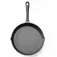 HENDI Gietijzeren skillet – 25 cm – met schenktuiten en ophangoog – zwart