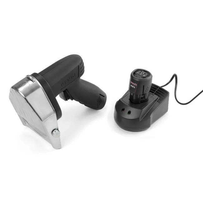 HENDI Draadloos elektrisch kebabmes – instelbare snijdikte – antislip greep – 2 roestvrijstalen messen – 230V/80W
