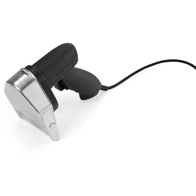 HENDI Elektrisch kebabmes – verstelbare snijdikte – roestvrij staal – 2600 tpm – inclusief slijpsteen