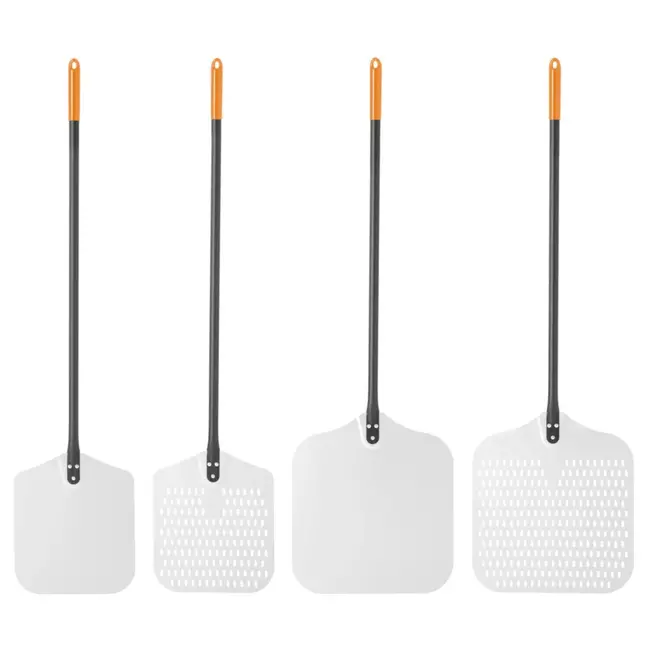 HENDI Vierkante pizzaschep – licht en robuust – geanodiseerd aluminium – 305x1320 mm