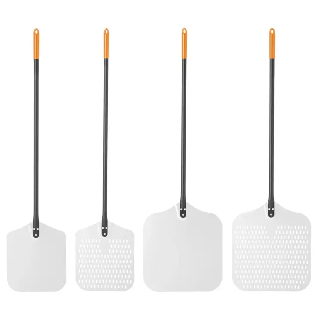 HENDI Vierkante pizzaschep – geanodiseerd aluminium – 405x1320 mm – licht en robuust