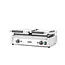 HENDI Contactgrill – enkel – boven geribd, onder glad – 230V/1800W – 310x400x x(H)510mm