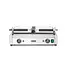 HENDI Contactgrill – enkel – boven geribd, onder glad – 230V/1800W – 310x400x x(H)510mm