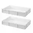 HENDI Pizzadeegdoos GN 1/1 – Stapelbaar – Eenvoudig te reinigen – 530x325x90 mm – Wit