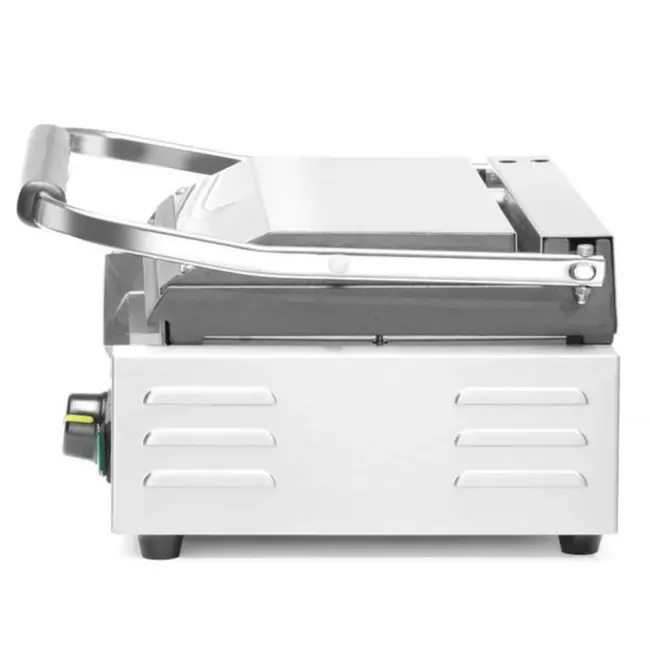 HENDI Contactgrill – Panini – Boven geribd, onder glad – 230V/2200W – 340x230 mm