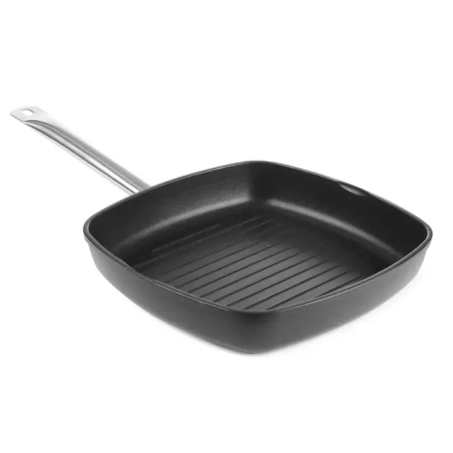 HENDI Geribbelde grillpan – titanium coating – 550x290x55 mm – ovenbestendig tot 250°C