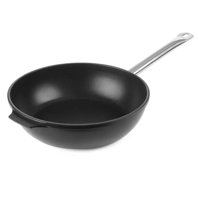 HENDI Hapjespan – Titanium Coating – Superieure Hittegeleiding – Ø280 mm – Koelblijvende Handgreep