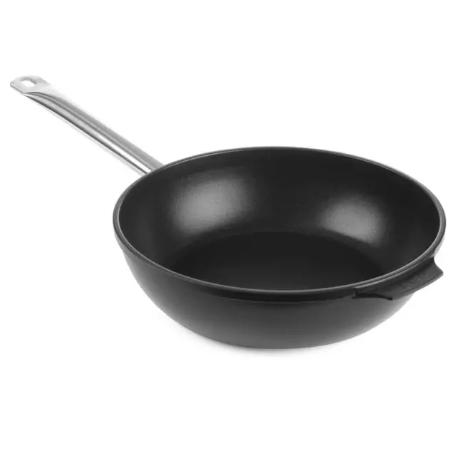 HENDI Hapjespan – Titanium Coating – Superieure Hittegeleiding – Ø280 mm – Koelblijvende Handgreep