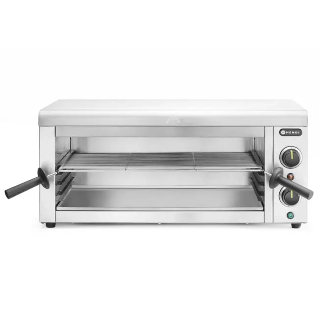 HENDI Salamander Grill – Roestvrij staal – 4 niveaus – 50-300°C – Wandmontage