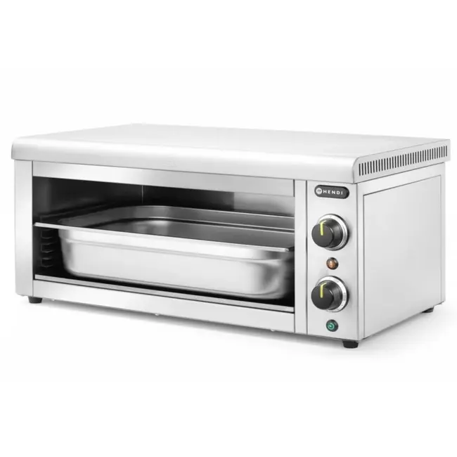 HENDI Salamander Grill – Roestvrij staal – 4 niveaus – 50-300°C – Wandmontage