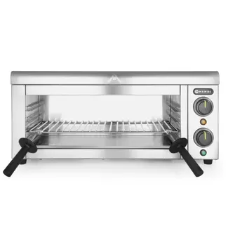 HENDI Salamander met muurbevestiging – traploos instelbaar – 30 minuten timer – roestvrij staal – 610x450x275 mm