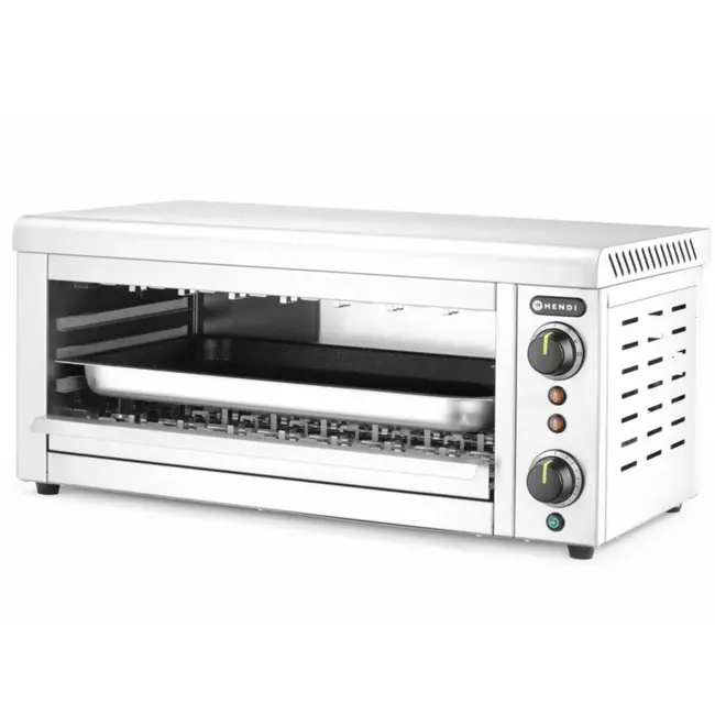 HENDI Salamandergrill – Quartz Infrarood – Timer – Verstelbaar Rooster – 689x397x318 mm