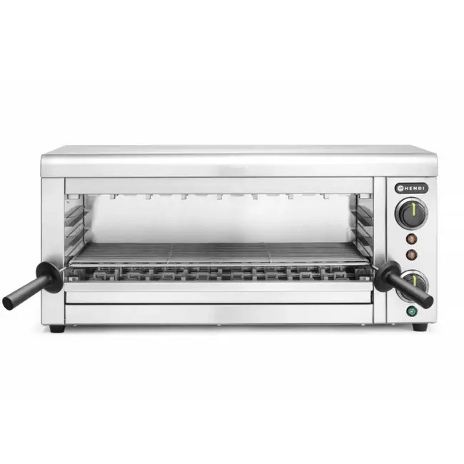 HENDI Salamandergrill – Quartz Infrarood – Timer – Verstelbaar Rooster – 689x397x318 mm