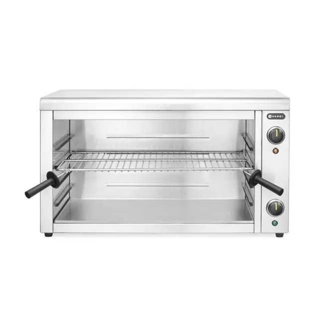 HENDI Salamander grill – 230V/3600W – 4 roosterhoogtes – roestvast staal – 800x633x453 mm