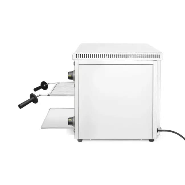 HENDI Salamander grill – 230V/3600W – 4 roosterhoogtes – roestvast staal – 800x633x453 mm