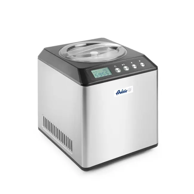 HENDI IJsmachine – 2L inhoud – Luchtgekoelde compressor – Digitaal scherm – Koelhoud functie