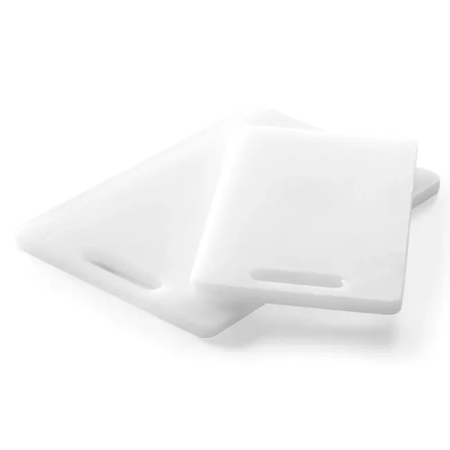 HENDI Snijplank met handgreep – polyethyleen – 300x200 mm – wit