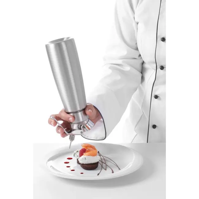 HENDI Set van 4 roestvrijstalen spuitmondjes – ideaal voor decoratie en injecties