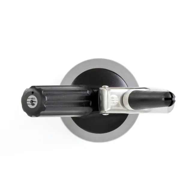 HENDI Slagroomapparaat – mat zwart – 0,95L – inclusief spuitmondjes en schoonmaakborsteltje