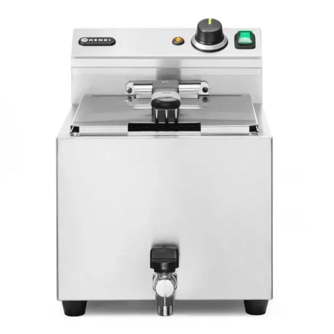 HENDI Profi Line friteuse – 10L – 400V – 6600W – met aftapkraan