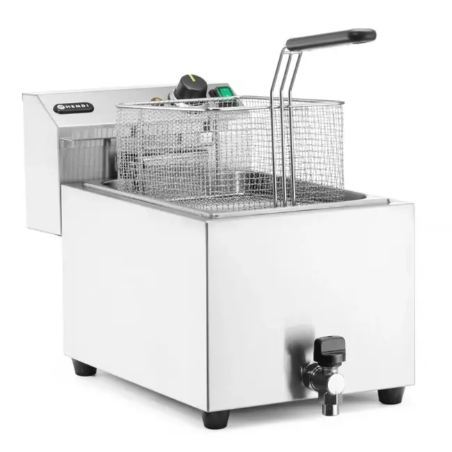 HENDI Profi Line friteuse – 10L – 400V – 6600W – met aftapkraan