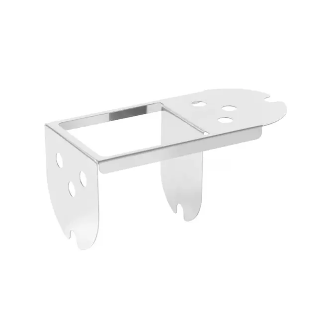 HENDI Portioneerlepel reiniger – roestvrij staal – wandmontage mogelijk – laag waterverbruik – 270x111x115 mm