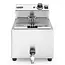 HENDI Profi Line friteuse – 8 liter – met aftapkraan – lichtgrijs – 230V/3500W