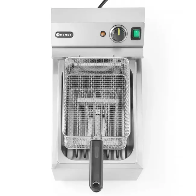 HENDI Friteuse XL – 10 liter – 10,200 W – met aftapkraan – roestvrij staal – snelle opwarming