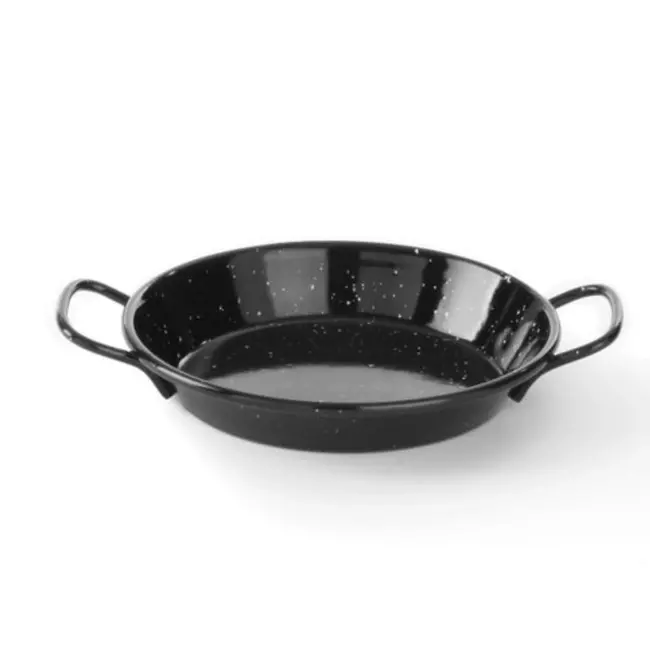 HENDI Geëmailleerde paëllapan – 150 mm – Geschikt voor alle kookplaten – Vaatwasmachinebestendig