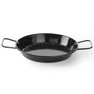 HENDI Geëmailleerde paëllapan – 240 mm – met grepen – vaatwasmachinebestendig