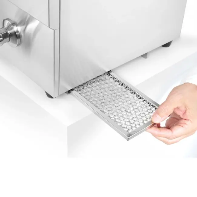 HENDI Inductie friteuse – dubbele capaciteit – nauwkeurige temperatuurregeling – 16L – roestvast staal