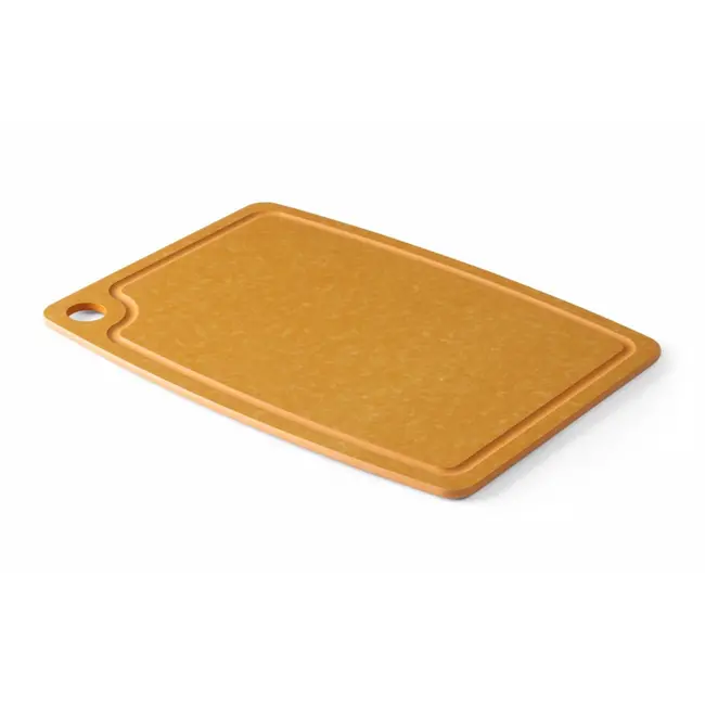 HENDI Houtvezel snijplank – anti-slip – groef voor vloeistof – 440x325 mm – bruin