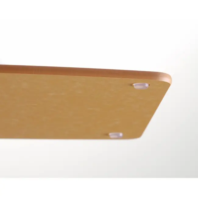 HENDI Houtvezel snijplank – anti-slip – groef voor vloeistof – 440x325 mm – bruin