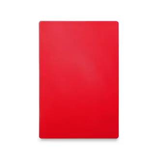 Hendi Grote snijplank - HACCP-gecertificeerd - HDPE kunststof - 600x400 mm - rood