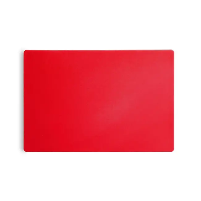 HENDI Grote snijplank – HACCP-gecertificeerd – HDPE kunststof – 600x400 mm – rood