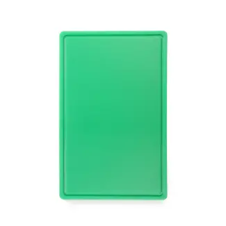 HENDI Gastronorm snijplank – HACCP – sapgeul en gladde zijde – 530x325 mm – groen