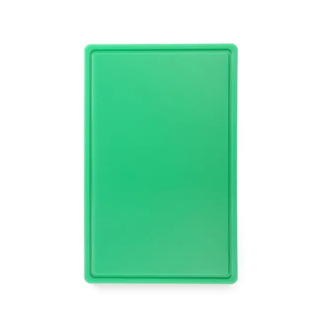 HENDI Gastronorm snijplank – HACCP – sapgeul en gladde zijde – 530x325 mm – groen